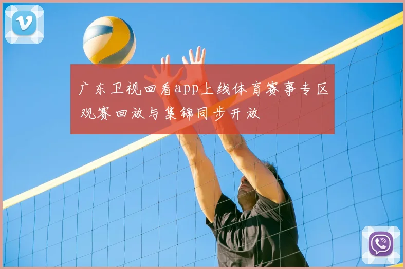 广东卫视回看app上线体育赛事专区 观赛回放与集锦同步开放